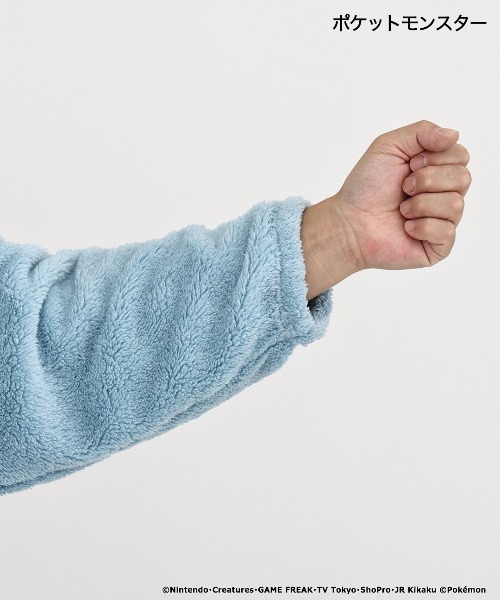 ポケットモンスター（ポケットモンスター）の「【完売】「ポケットモンスター」 ポケモン ルームウェア ガウン 着る毛布 ロング フード（ガウン/バスローブ・メンズ・サックスブルー/レッド・L/M）」の20枚目の写真