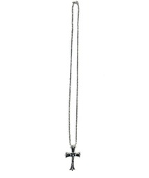 Never mind the XU / Chikashitsu+（ネバーマインド ザ エックスユー / チカシツプラス）の「【Never mind the XU】cross necklace / 【ネバーマインド ザ エックスユー】クロスネックレスシルバーネックレス（ネックレス）」