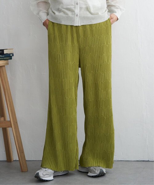 LBC（エルビーシー）の「プリーツイージーパンツ（その他パンツ・レディース・ダークラベンダー/グリーン系その他/グレー/ブラウン/ブラック・M）」の9枚目の写真