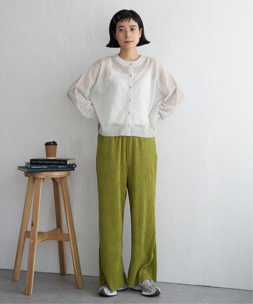 LBC（エルビーシー）の「プリーツイージーパンツ（その他パンツ・レディース・ダークラベンダー/グリーン系その他/グレー/ブラウン/ブラック・M）」の11枚目の写真