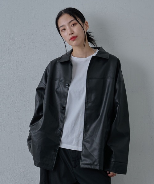 COLONY 2139（コロニートゥーワンスリーナイン）の「レザーカーコート