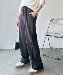 FIRST MOOD（ファーストムード）の「《FIRSTMOODコラボ》切替ラインカーブスウェットワイドパンツ（スウェットパンツ）」