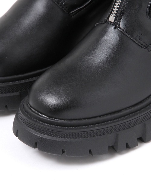 LAKOLE（ラコレ）の「ZIPニットコンビブーツ / 140074（ブーツ・レディース・ブラック/シルバー・MEDIUM/LARGE）」の13枚目の写真