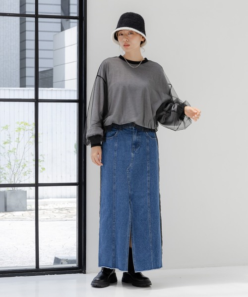 LAKOLE（ラコレ）の「ZIPニットコンビブーツ / 140074（ブーツ・レディース・ブラック/シルバー・MEDIUM/LARGE）」の3枚目の写真