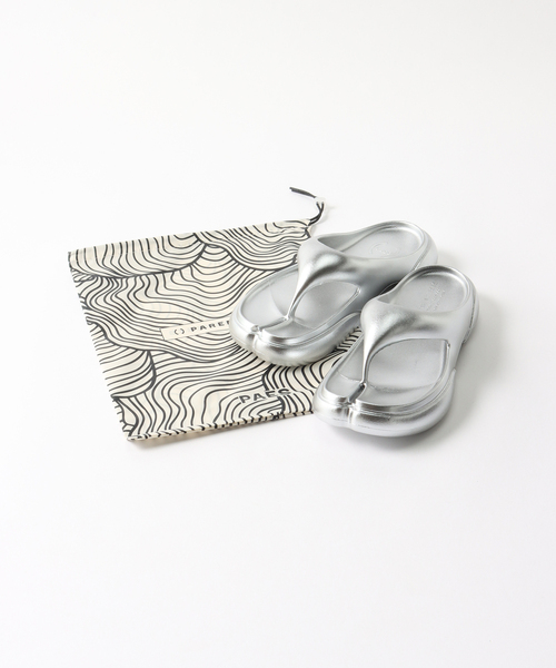 ペイズ　paes-04 New Flipflop シルバー　24cm PAES(ペイズ)｜New Flipflop Coating/シルバー の通販｜ELLESHOP