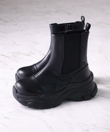 厚底サイドゴアスニーカーショートブーツ ZOZOTOWN+オフィシャルサイト限定商品