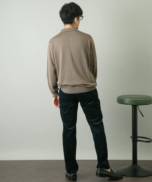 URBAN RESEARCH ROSSO MEN(アーバンリサーチロッソメン)の「『一部WEB限定カラー』『XLサイズあり』『UR TECH』ハイゲージニットポロシャツ(ポロシャツ・メンズ・ライトブラウン/ブラック/グレー/ネイビー/ベージュ・LARGE/MEDIUM/X-LARGE)」の18枚目の写真