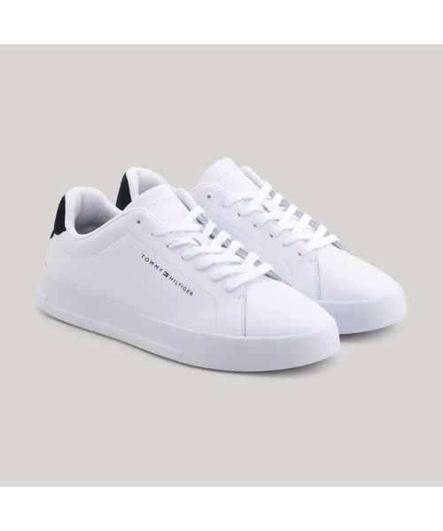 セール】コートレザーグレインスニーカー（スニーカー）｜TOMMY
