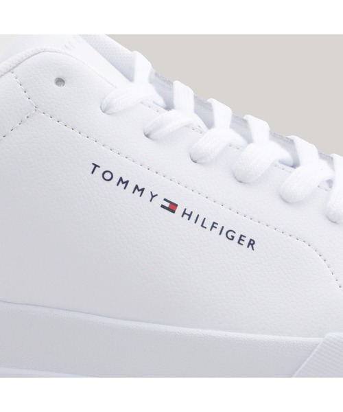 セール】コートレザーグレインスニーカー（スニーカー）｜TOMMY