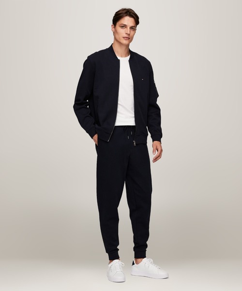 TOMMY HILFIGER(トミーヒルフィガー)の「コートレザーグレインスニーカー(スニーカー・メンズ・オフホワイト・26.0cm/26.5cm/27.5cm)」の9枚目の写真