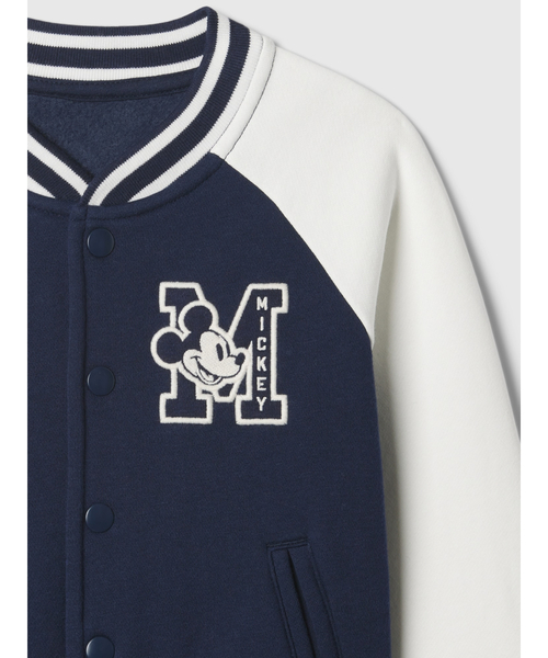 GAP（ギャップ）の「babyGap | ディズニー ミッキーマウス バーシティジャケット（スタジャン・キッズ・ネイビー・80ｃｍ/70cm/110cm/105cm/100cm/95cm/90cm）」の6枚目の写真