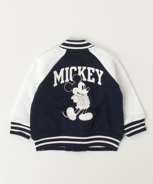 GAP（ギャップ）の「babyGap | ディズニー ミッキーマウス バーシティジャケット（スタジャン・キッズ・ネイビー・80ｃｍ/70cm/110cm/105cm/100cm/95cm/90cm）」の4枚目の写真
