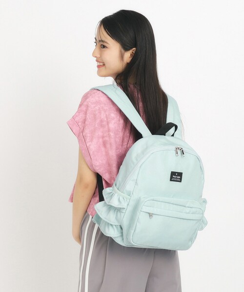 PINK-latte（ピンクラテ）の「◆【容量約15L】フリルリュック（バックパック/リュック・キッズ・ホワイト/ブラック/ライトブルー・00）」の19枚目の写真