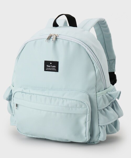 PINK-latte（ピンクラテ）の「◆【容量約15L】フリルリュック（バックパック/リュック・キッズ・ホワイト/ブラック/ライトブルー・00）」の22枚目の写真