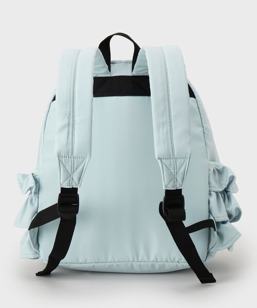 PINK-latte（ピンクラテ）の「◆【容量約15L】フリルリュック（バックパック/リュック・キッズ・ホワイト/ブラック/ライトブルー・00）」の4枚目の写真