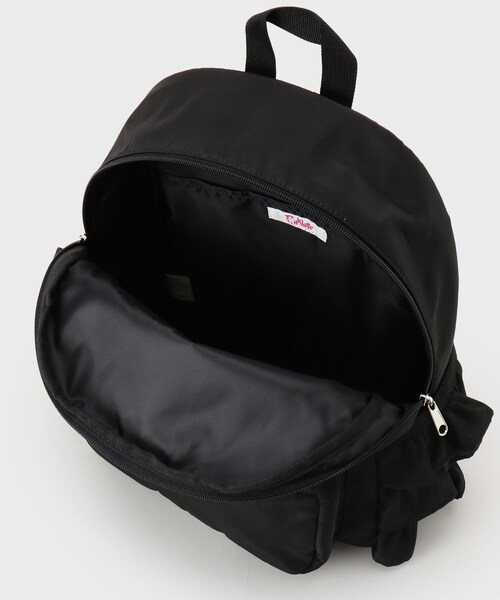 PINK-latte（ピンクラテ）の「◆【容量約15L】フリルリュック（バックパック/リュック・キッズ・ホワイト/ブラック/ライトブルー・00）」の7枚目の写真