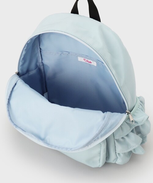 PINK-latte（ピンクラテ）の「◆【容量約15L】フリルリュック（バックパック/リュック・キッズ・ホワイト/ブラック/ライトブルー・00）」の8枚目の写真