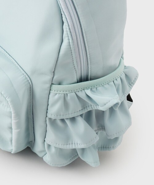PINK-latte（ピンクラテ）の「◆【容量約15L】フリルリュック（バックパック/リュック・キッズ・ホワイト/ブラック/ライトブルー・00）」の11枚目の写真
