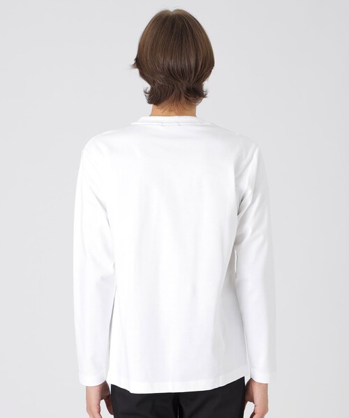 BLACK LABEL CRESTBRIDGE（ブラックレーベル・クレストブリッジ）の「ニットドッキングカットソー（Tシャツ/カットソー・メンズ・グリーン系その他3/ライトグレー/オフホワイト/ブラック・L/XL/M）」の7枚目の写真