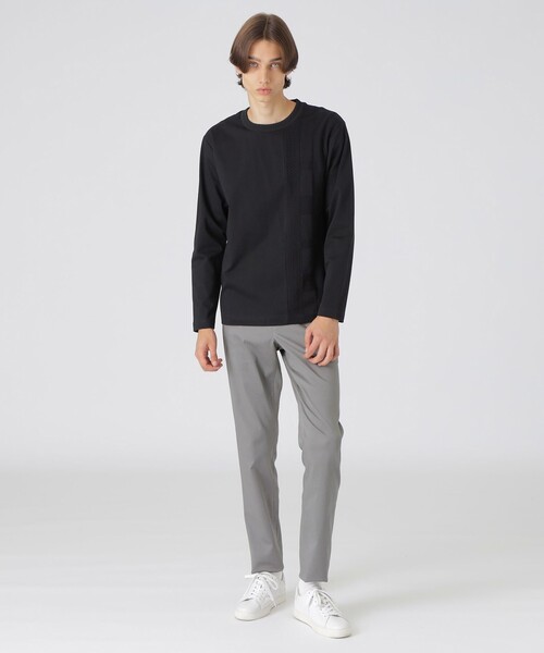 BLACK LABEL CRESTBRIDGE（ブラックレーベル・クレストブリッジ）の「ニットドッキングカットソー（Tシャツ/カットソー・メンズ・グリーン系その他3/ライトグレー/オフホワイト/ブラック・L/XL/M）」の15枚目の写真