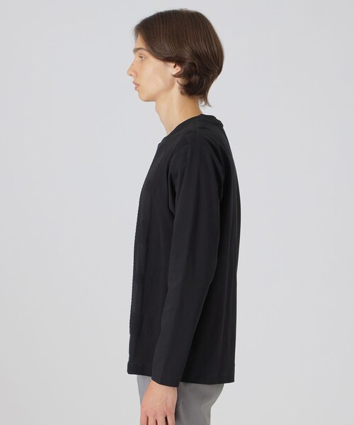 BLACK LABEL CRESTBRIDGE（ブラックレーベル・クレストブリッジ）の「ニットドッキングカットソー（Tシャツ/カットソー・メンズ・グリーン系その他3/ライトグレー/オフホワイト/ブラック・L/XL/M）」の16枚目の写真