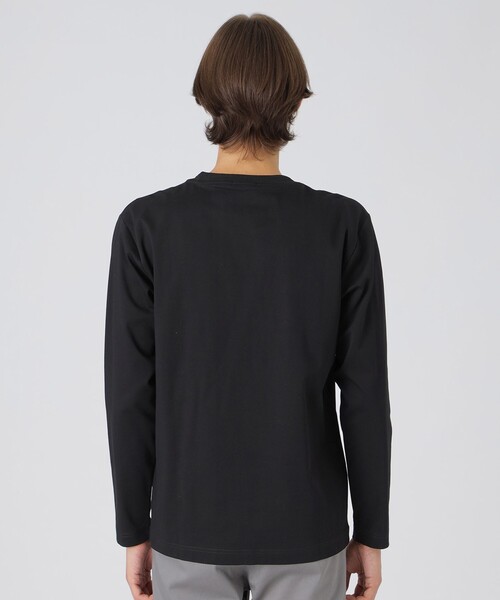 BLACK LABEL CRESTBRIDGE（ブラックレーベル・クレストブリッジ）の「ニットドッキングカットソー（Tシャツ/カットソー・メンズ・グリーン系その他3/ライトグレー/オフホワイト/ブラック・L/XL/M）」の17枚目の写真