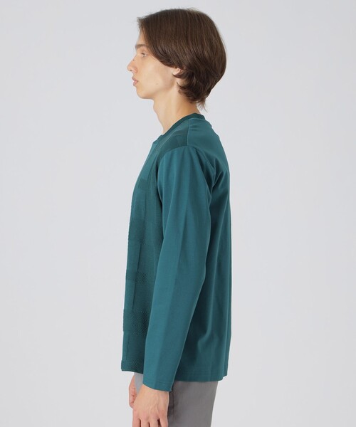 BLACK LABEL CRESTBRIDGE（ブラックレーベル・クレストブリッジ）の「ニットドッキングカットソー（Tシャツ/カットソー・メンズ・グリーン系その他3/ライトグレー/オフホワイト/ブラック・L/XL/M）」の20枚目の写真