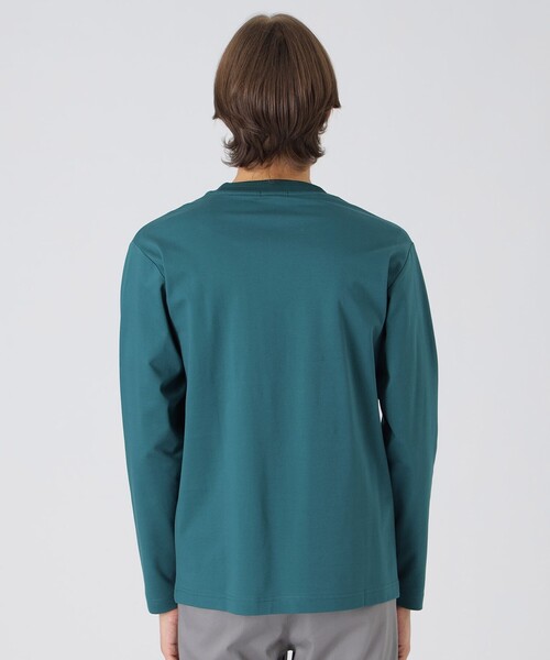 BLACK LABEL CRESTBRIDGE（ブラックレーベル・クレストブリッジ）の「ニットドッキングカットソー（Tシャツ/カットソー・メンズ・グリーン系その他3/ライトグレー/オフホワイト/ブラック・L/XL/M）」の21枚目の写真