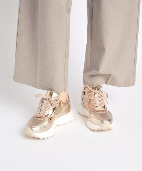Lucida(ルシーダ)の「【周年限定】Alnair/厚底スニーカー(スニーカー・レディース・シルバー/ピンクゴールド/ブロンズ・38/39/35/36/37/40/41)」の11枚目の写真