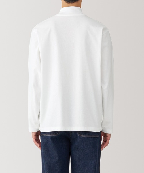 紳士 起毛ハイネック長袖Tシャツ（Tシャツ/カットソー）｜無印良品  