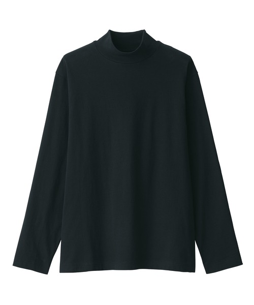 無印良品（ムジルシリョウヒン）の「紳士　起毛ハイネック長袖Ｔシャツ（Tシャツ/カットソー・メンズ・グレー/ブラック/ボルドー/ホワイト/ダークグリーン/チャコールグレー・L/M/S/XL）」の14枚目の写真