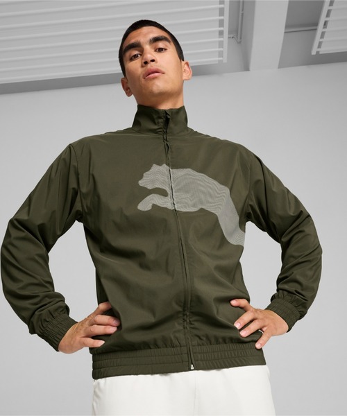 プーマ ビッグキャット ウーブンジャケット 上下セット PUMA プーマ ウィンドブレーカー ロングパンツ メンズ 上下