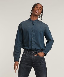 G-STAR RAW (ジースターロゥ) Road Shirt (ロードシャツ) アジアンサイズ スタンドプルオーバーシャツ G-STAR RAW (ジースターロゥ) Road Shirt (ロードシャツ