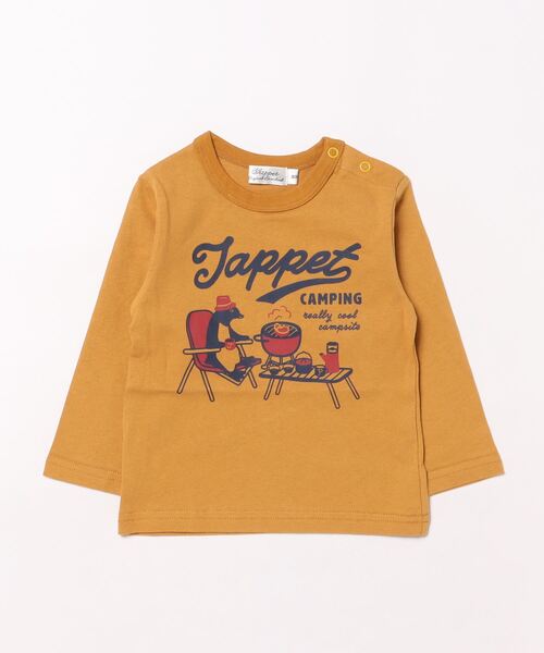 Tappet(タペット)の「キャンプTシャツ(Tシャツ/カットソー・キッズ・ブラウン・80cm/90cm/110cm/100cm/120cm/160cm/140cm/150cm/130cm)」の8枚目の写真