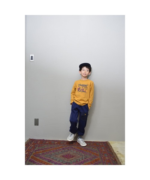 Tappet(タペット)の「キャンプTシャツ(Tシャツ/カットソー・キッズ・ブラウン・80cm/90cm/110cm/100cm/120cm/160cm/140cm/150cm/130cm)」の6枚目の写真