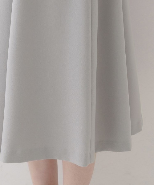 couture brooch（クチュールブローチ）の「◆【美シルエット・ほろ甘ジャンスカ】フィット＆フレアージャンスカ（ワンピース・レディース・ライトグレー/ダークグレー/キャメル・36/38/40/42）」の7枚目の写真