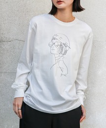 【UNIT CHEST】unique unisex long sleeve T-shirt/ユニークユニセックス ロンT  the girl by Ayumi Takamoto