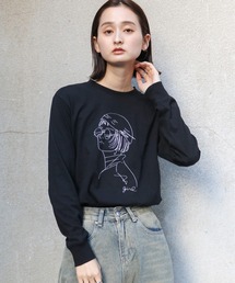 【UNIT CHEST】unique unisex long sleeve T-shirt/ユニークユニセックス ロンT the girl by Ayumi Takamoto