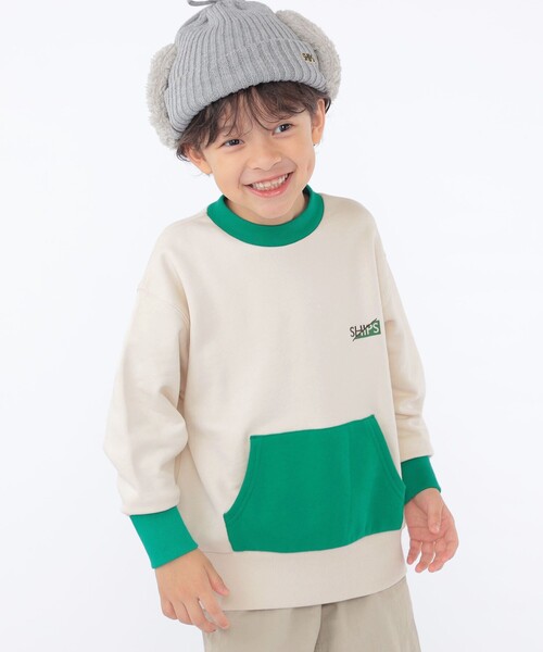 kids vintage トゥーンタウン　スウェット セール】SHIPS KIDS:100～130cm / フェス ポケット スウェット