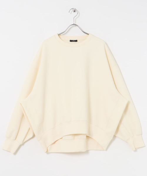 ITEMS URBANRESEARCH（アイテムズ アーバンリサーチ）の「エアリータッチクルーネックスウェット（スウェット・レディース・チャコールグレー/イエロー/オフホワイト・FREE）」の22枚目の写真