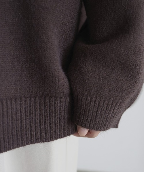 レイヤード風Vネックニット（ニット/セーター）｜hellam（へラム）