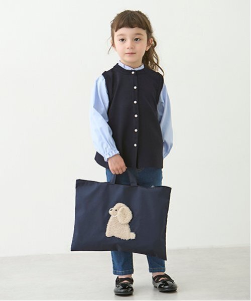 petit main(プティマイン)の「【リンク】デニムストレートパンツ(キッズ)(デニムパンツ・キッズ・ネイビー/ブルー・80cm/90cm/100cm/110cm/120cm/130cm)」の12枚目の写真