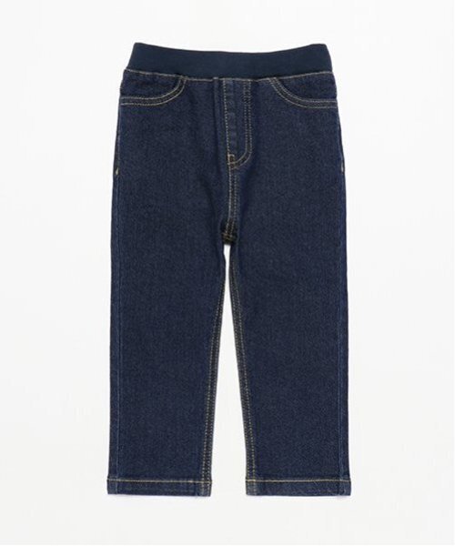 petit main(プティマイン)の「【リンク】デニムストレートパンツ(キッズ)(デニムパンツ・キッズ・ネイビー/ブルー・80cm/90cm/100cm/110cm/120cm/130cm)」の14枚目の写真