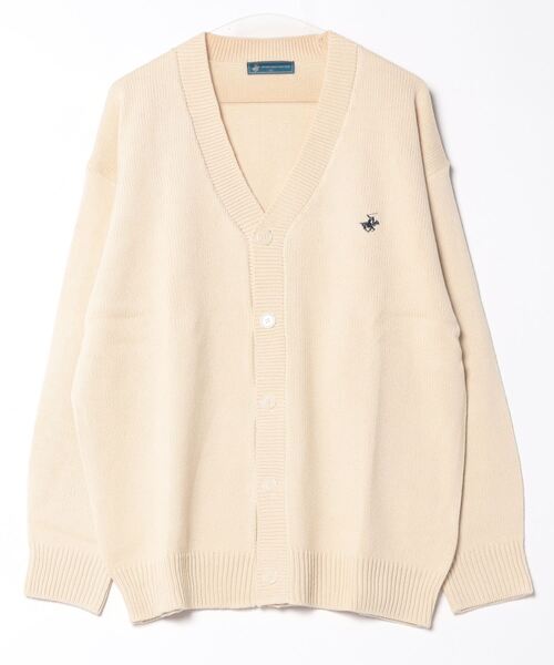 BEVERLY HILLS POLO CLUB(ビバリーヒルズポロクラブ)の「BEVERLY HILLS POLO CLUB / Vネックニットカーディガン / 4422-5752(カーディガン/ボレロ・レディース・ネイビー/ブラック/モカ/アイボリー・X-LARGE)」の12枚目の写真