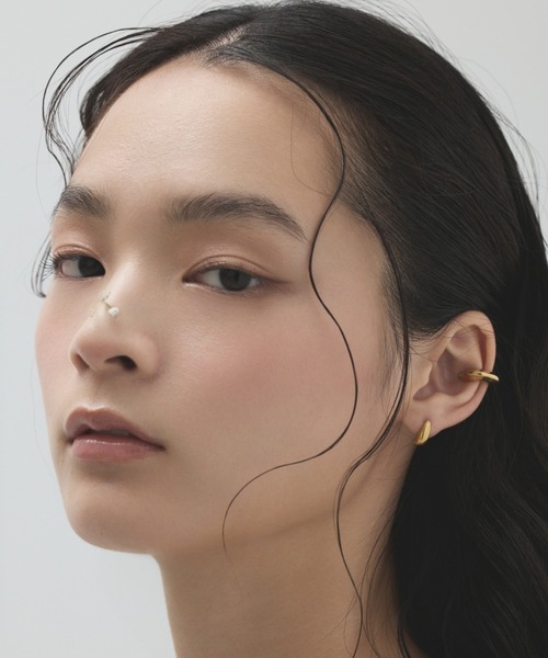 ciite' surgical stainless（シーテサージカルステンレス）の「【 金属アレルギー対応 】 サークルイヤーカフ サージカルステンレス（イヤーカフ・レディース・ゴールド/シルバー・FREE）」の11枚目の写真