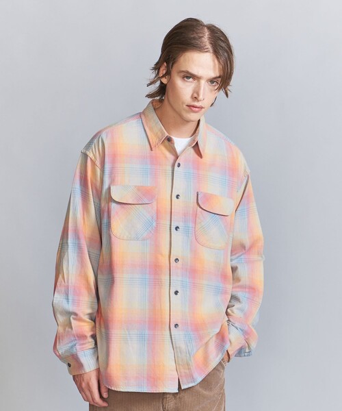 PENDLETON(ペンドルトン)の「<PENDLETON × CGS. > チェック シャツ(シャツ/ブラウス・メンズ・ピンク/ブラック・S/M/L/XL)」の1枚目の写真