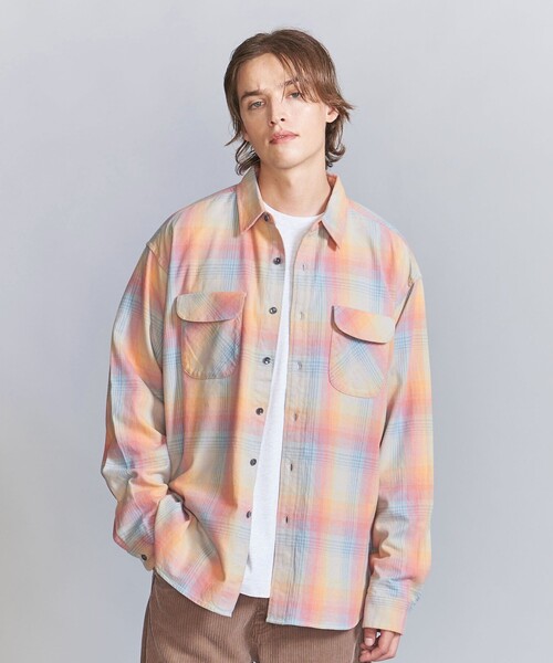 PENDLETON(ペンドルトン)の「<PENDLETON × CGS. > チェック シャツ(シャツ/ブラウス・メンズ・ピンク/ブラック・S/M/L/XL)」の4枚目の写真