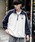 KANGOL（カンゴール）の「KANGOL カンゴール 別注コラボ 蓄熱マイクロフリースハーフジップトレーナー/スウェット（スウェット）」｜ホワイト系2