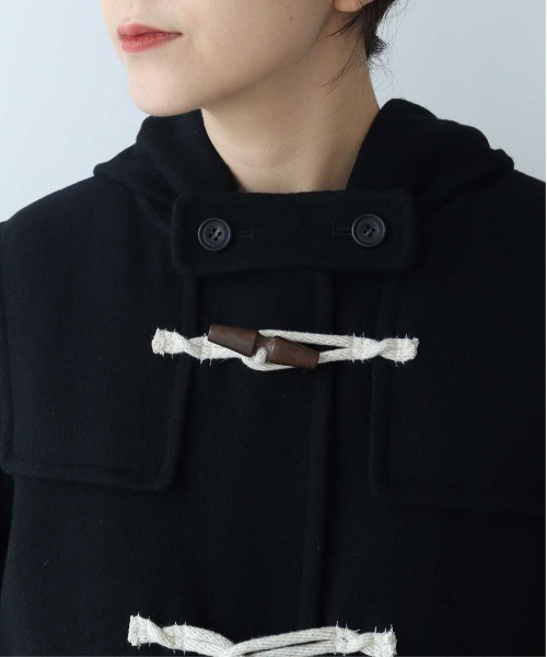 yuni(ユニ )の「super100 Wool ロングダッフルコート 1701CO013242(ダッフルコート・レディース・ブラック・FREE)」の12枚目の写真