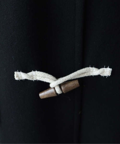 yuni(ユニ )の「super100 Wool ロングダッフルコート 1701CO013242(ダッフルコート・レディース・ブラック・FREE)」の15枚目の写真
